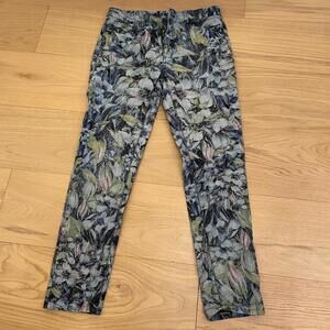 Vero Moda Floral Skinny Jeans Women’s XS/S Blue Multi Print